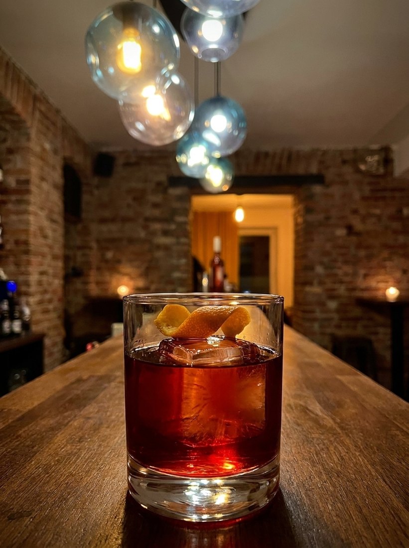 Art Deco Negroni koktél