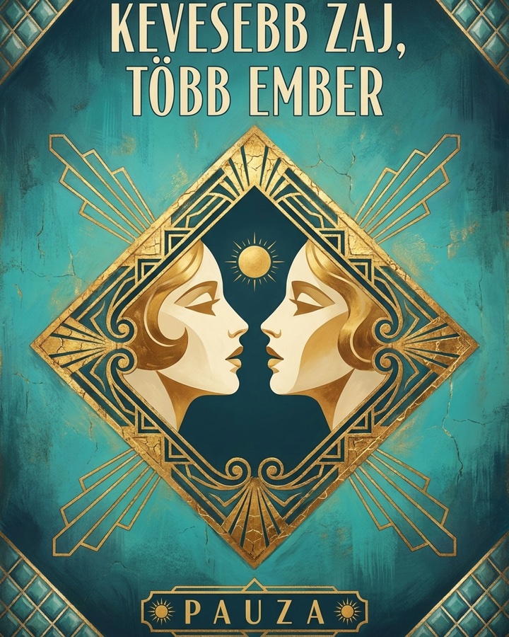 Kevesebb zaj, több ember.